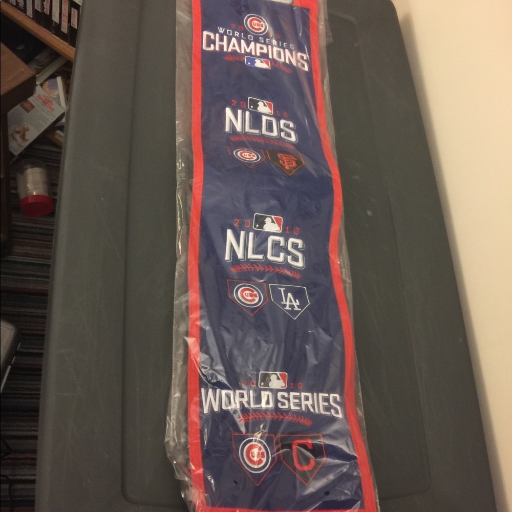 World Series Championship Cube Banner brand new